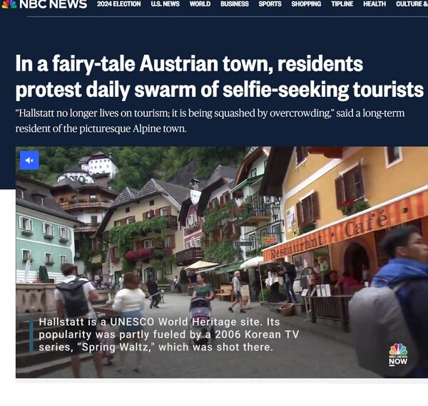 Hallstatt protesteert